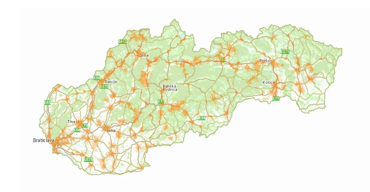 Orange-  5G pokrytie SR