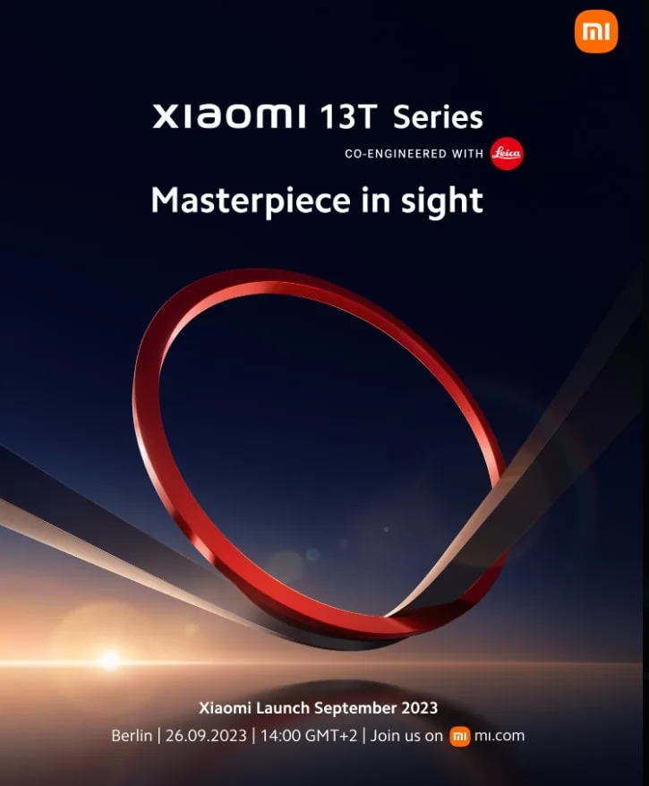 Xiaomi 13T Pro - pozvánka na predstavenie