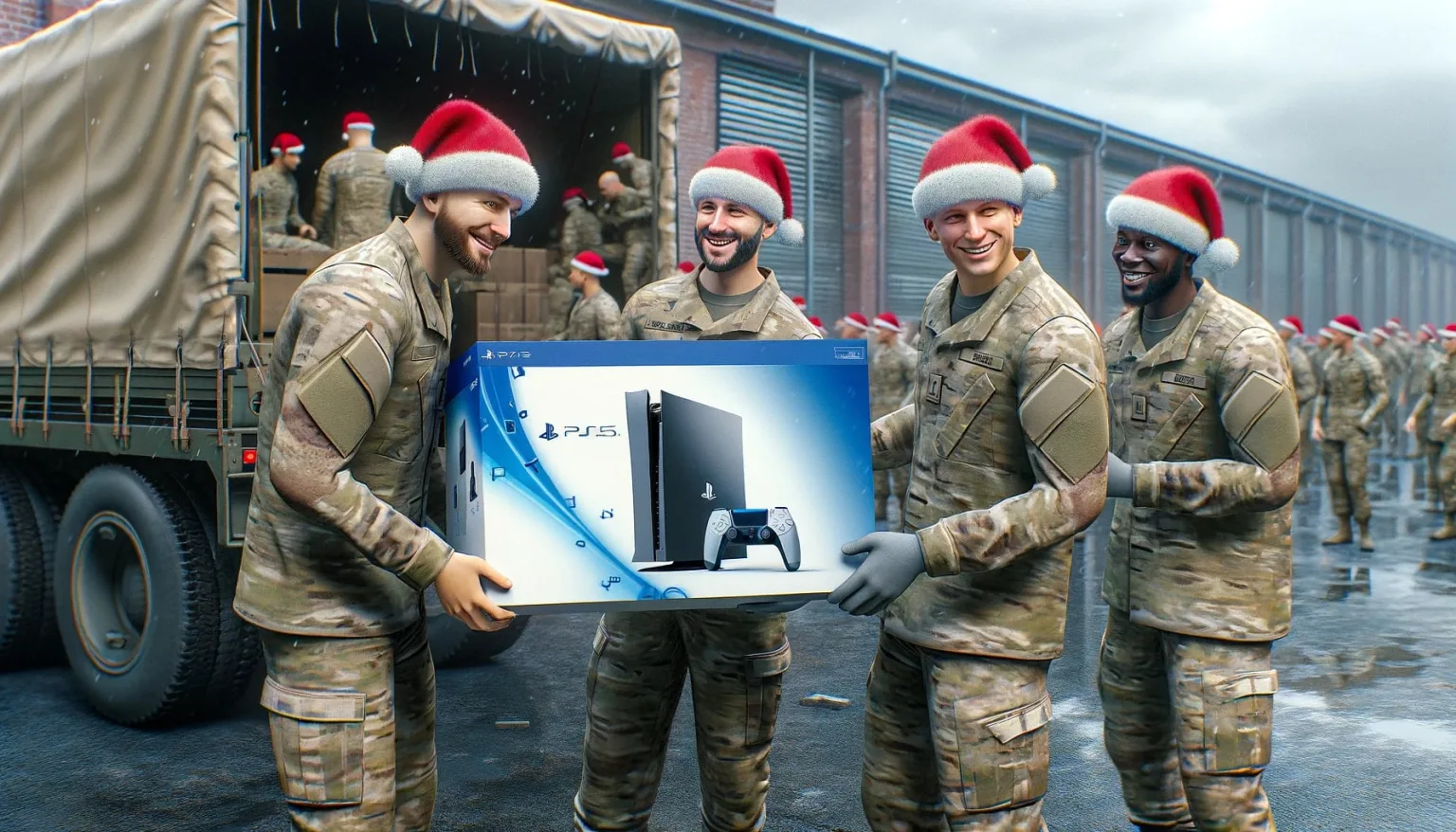 Vojaci s PlayStation 5