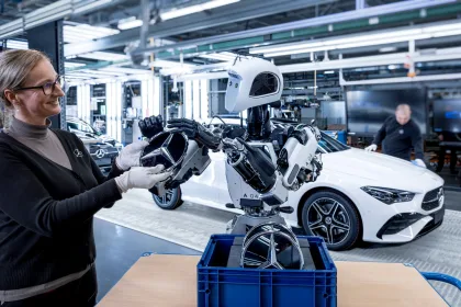 Humanoidný robot spoločnosti Apptronik pre Mercedes-Benz