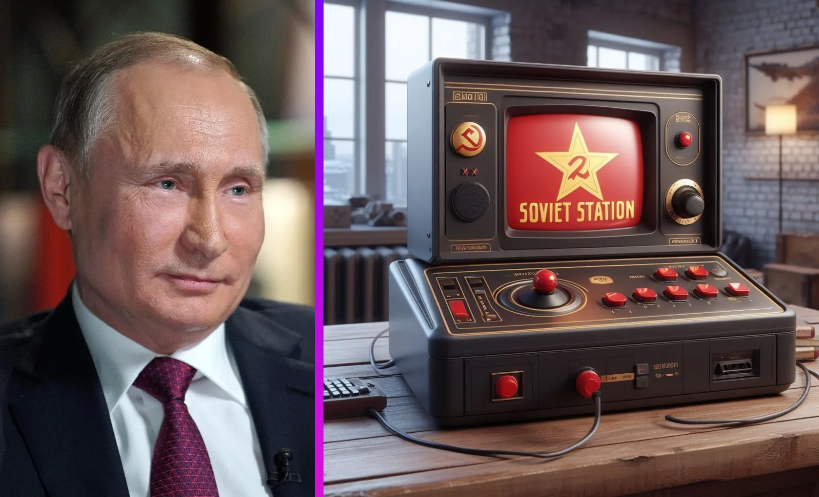 Vladimir Putin, herná konzola