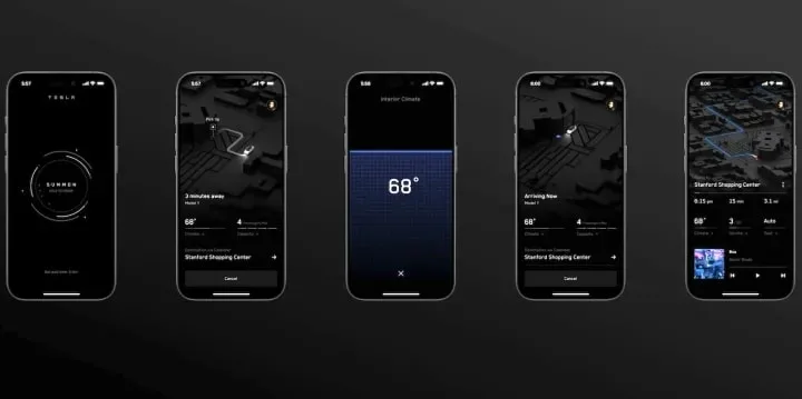 tesla ridehailing app jpg