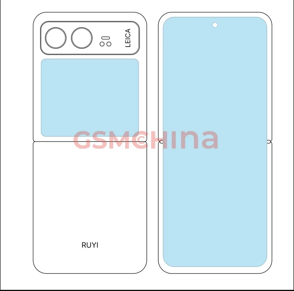 Očakávaný dizajn prvého Xiaomi MIX Flip |