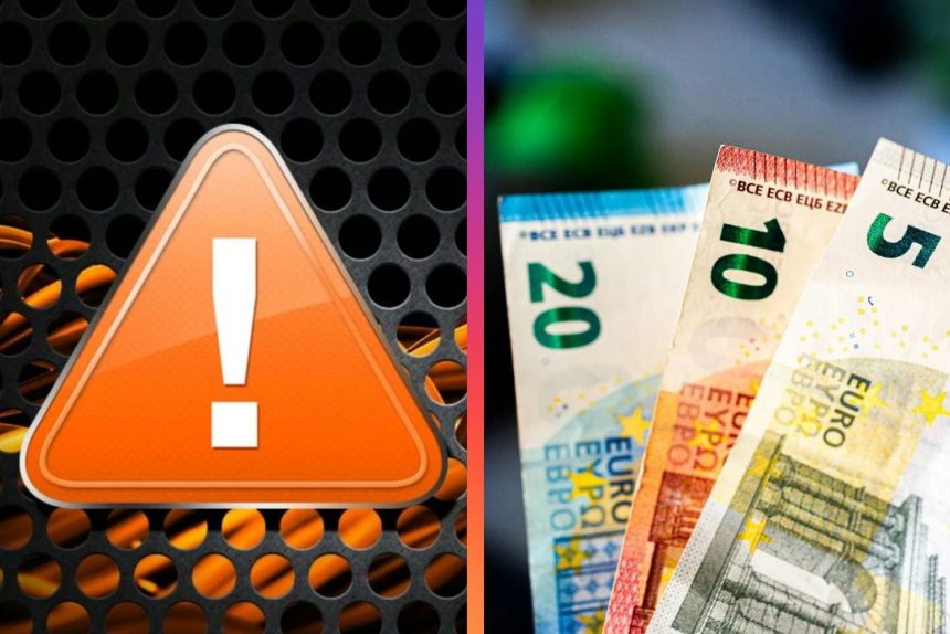 POZOR, peniaze, eur, pokuta, mobil za volantom