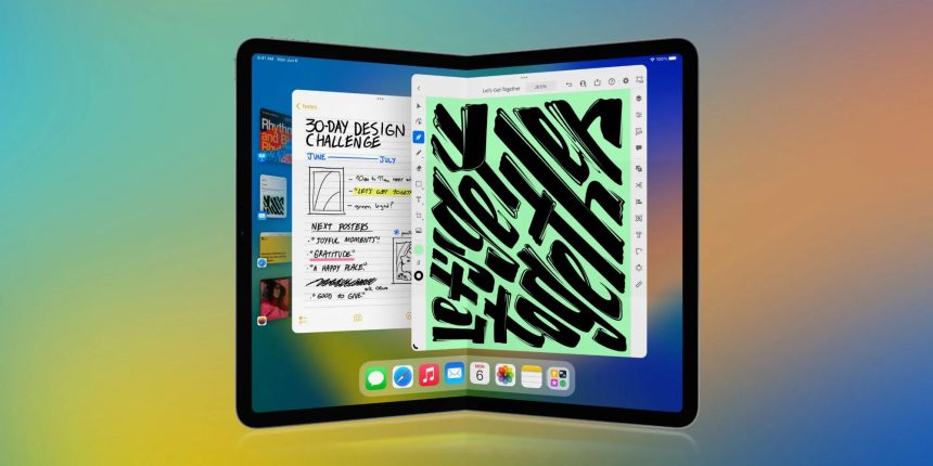 iPad, skladací iPad, iPad Fold