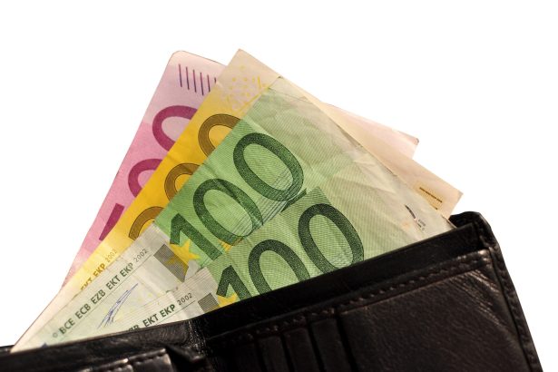 Peňaženka, peniaze, euro, bankovky, DPH, transakčná daň, zákon, rozpočet, platy, mzdy, daň, sociálne odvody, odvod