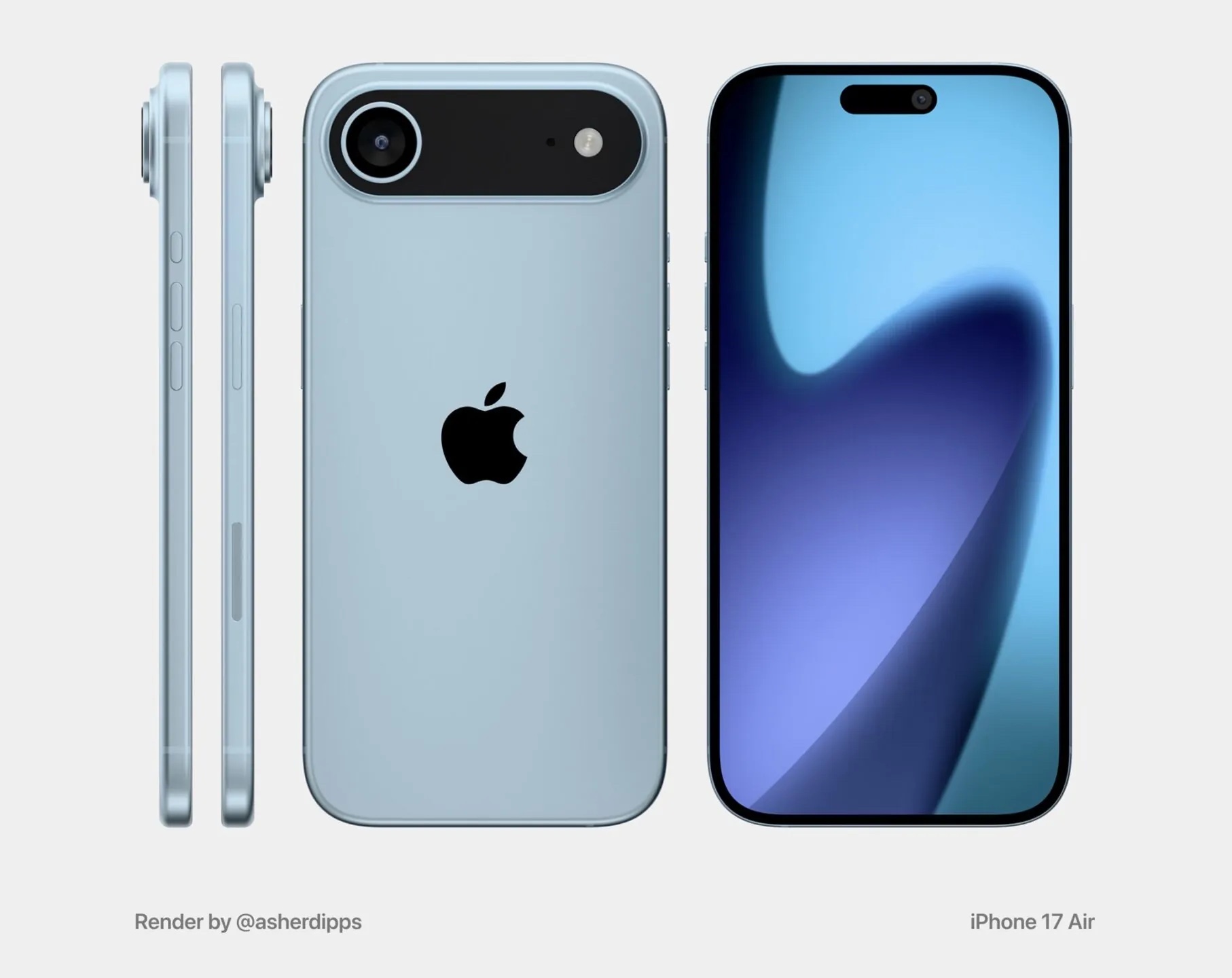 iPhone 17 Air - koncept