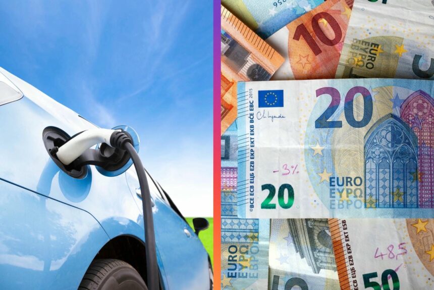 Auto, hybrid, elektromobil, peniaze