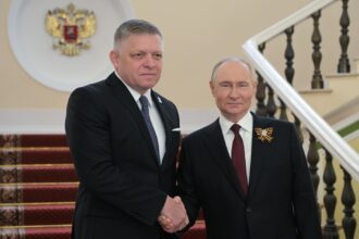 Robert Fico na kontroverznej nášteve Ruska