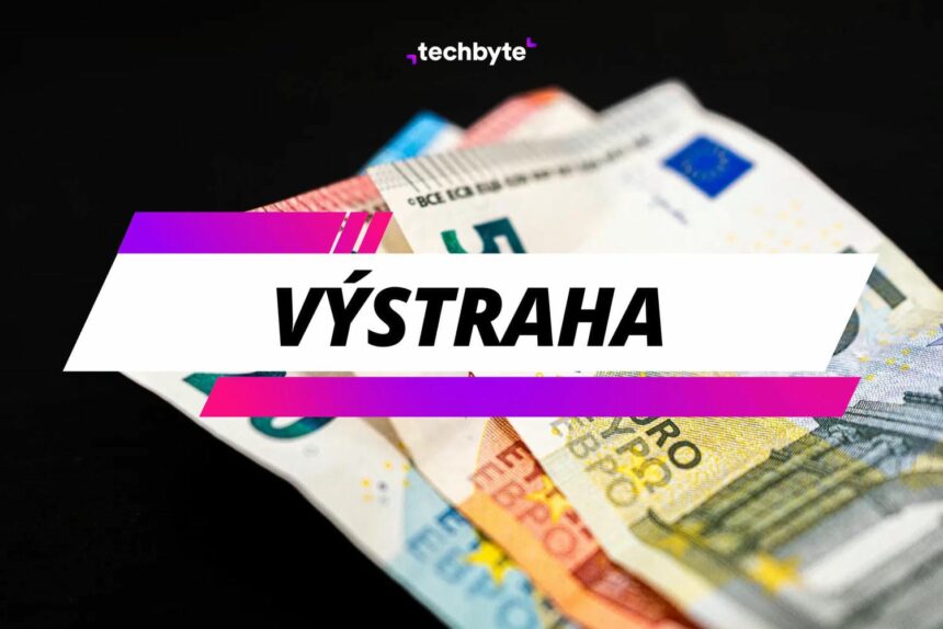 pozor, peniaze, útoky, výstraha