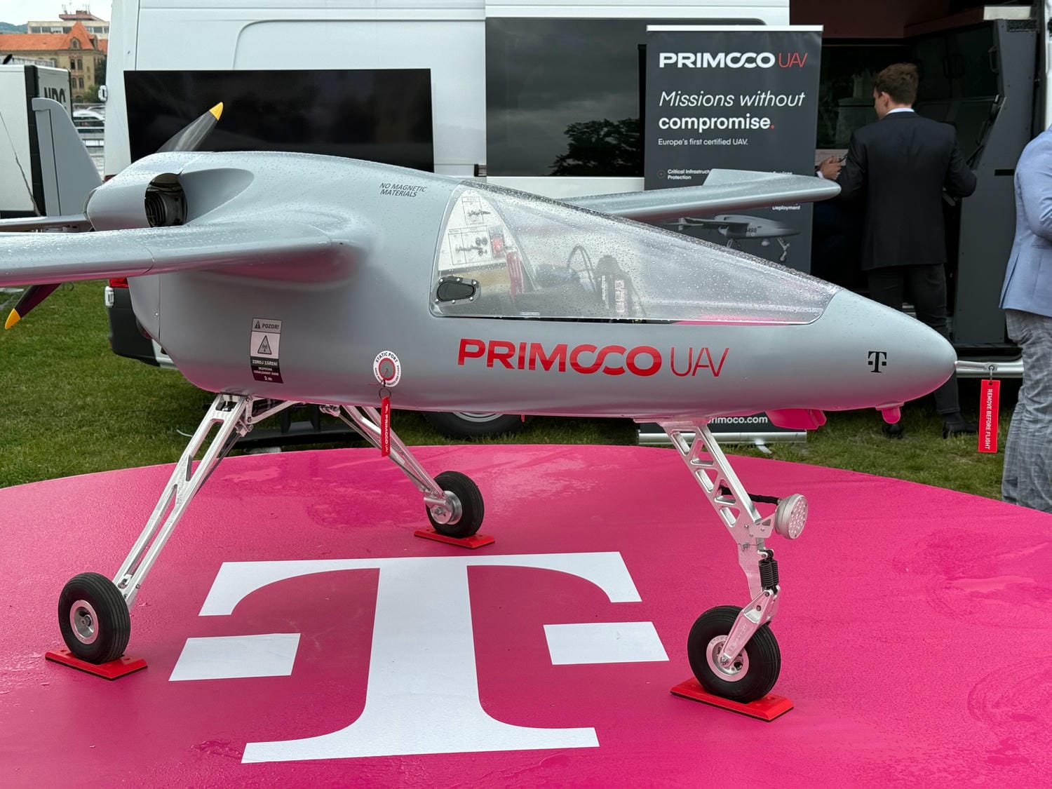 Telekom ukázal dron, ktorý dokáže poskytnúť mobilné pripojenie v oblastiach bez infraštruktúry