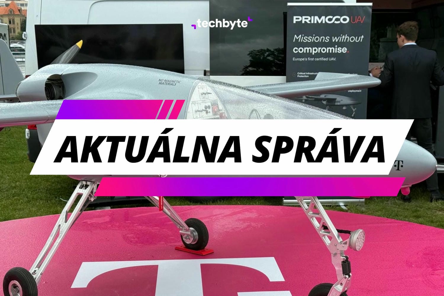 Telekom, dron, signál