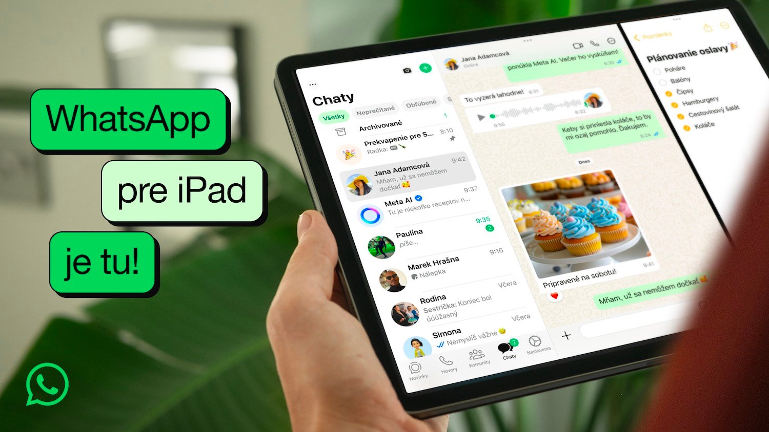 WhatsApp pre iPad