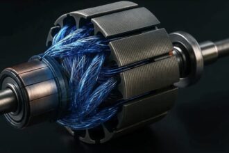 elektrický motor bez kovu