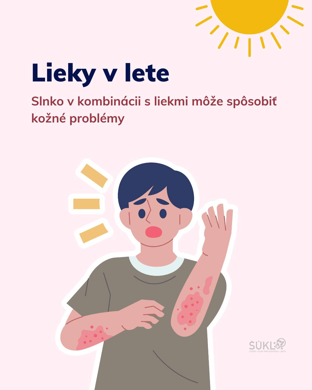 ŠÚKL, lieky a slnko