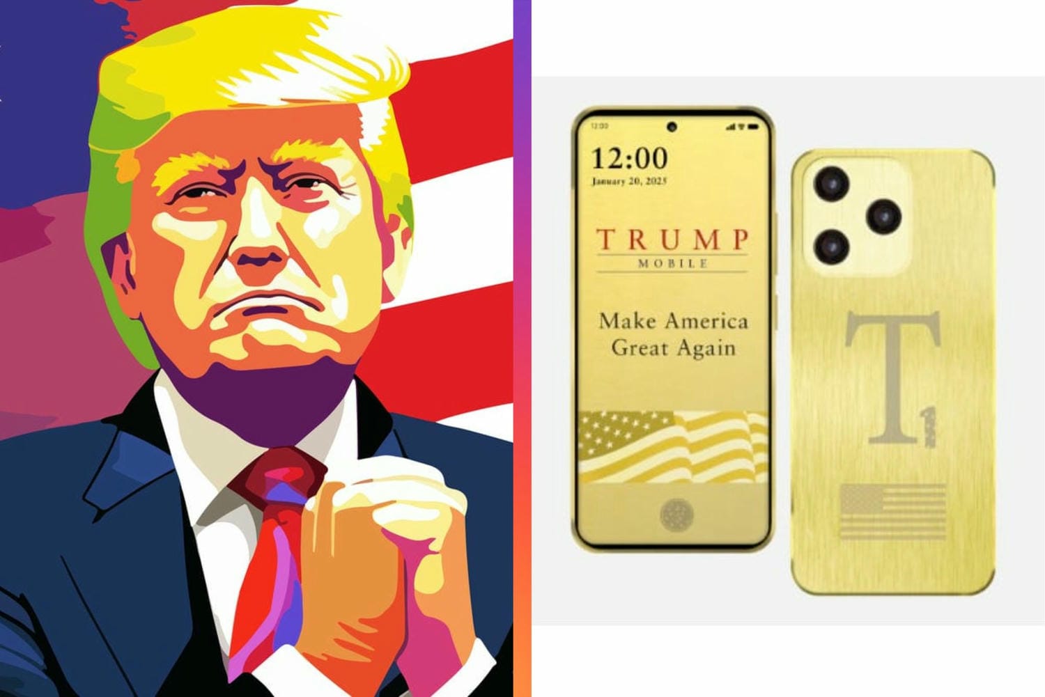 Trump Mobile OFICIÁLNE: K paušálu za 41 € si môžete kúpiť „zlatý“ telefón, na tapete je americká vlajka
