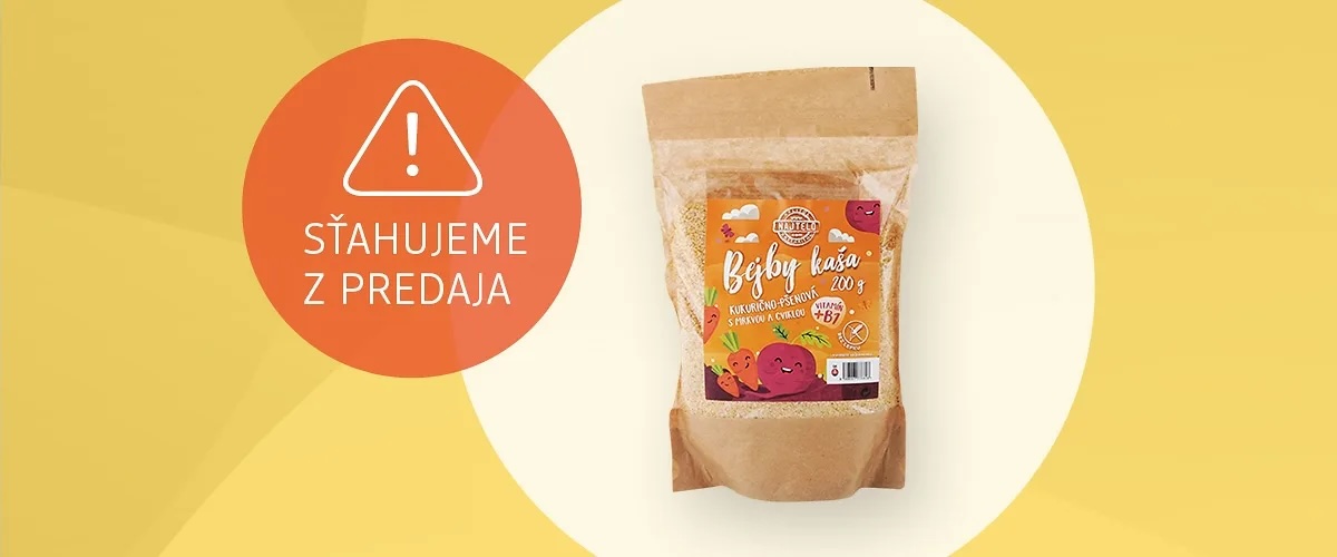 Bejby kaša, DM, stiahnutie z trhu