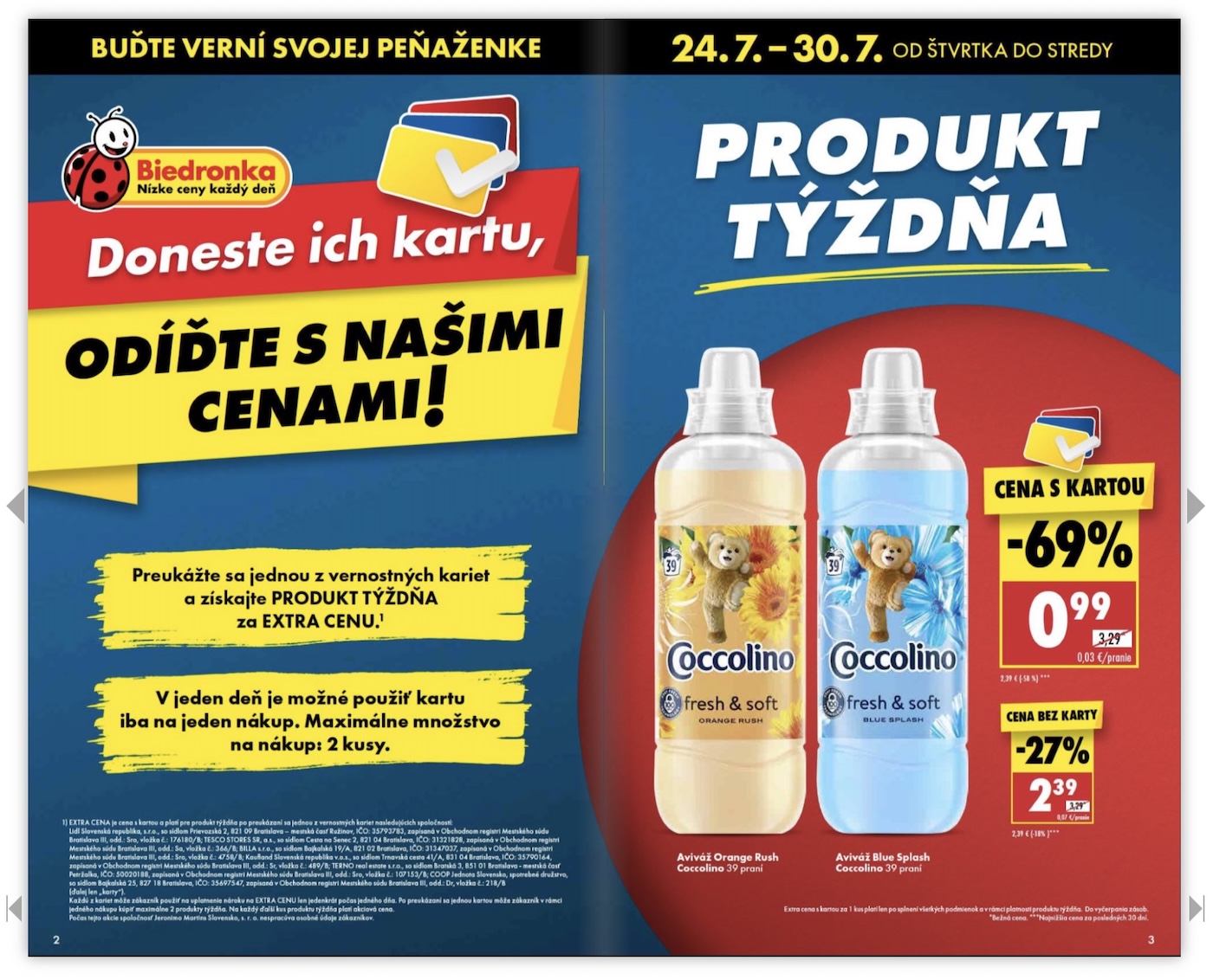 Biedronka, leták