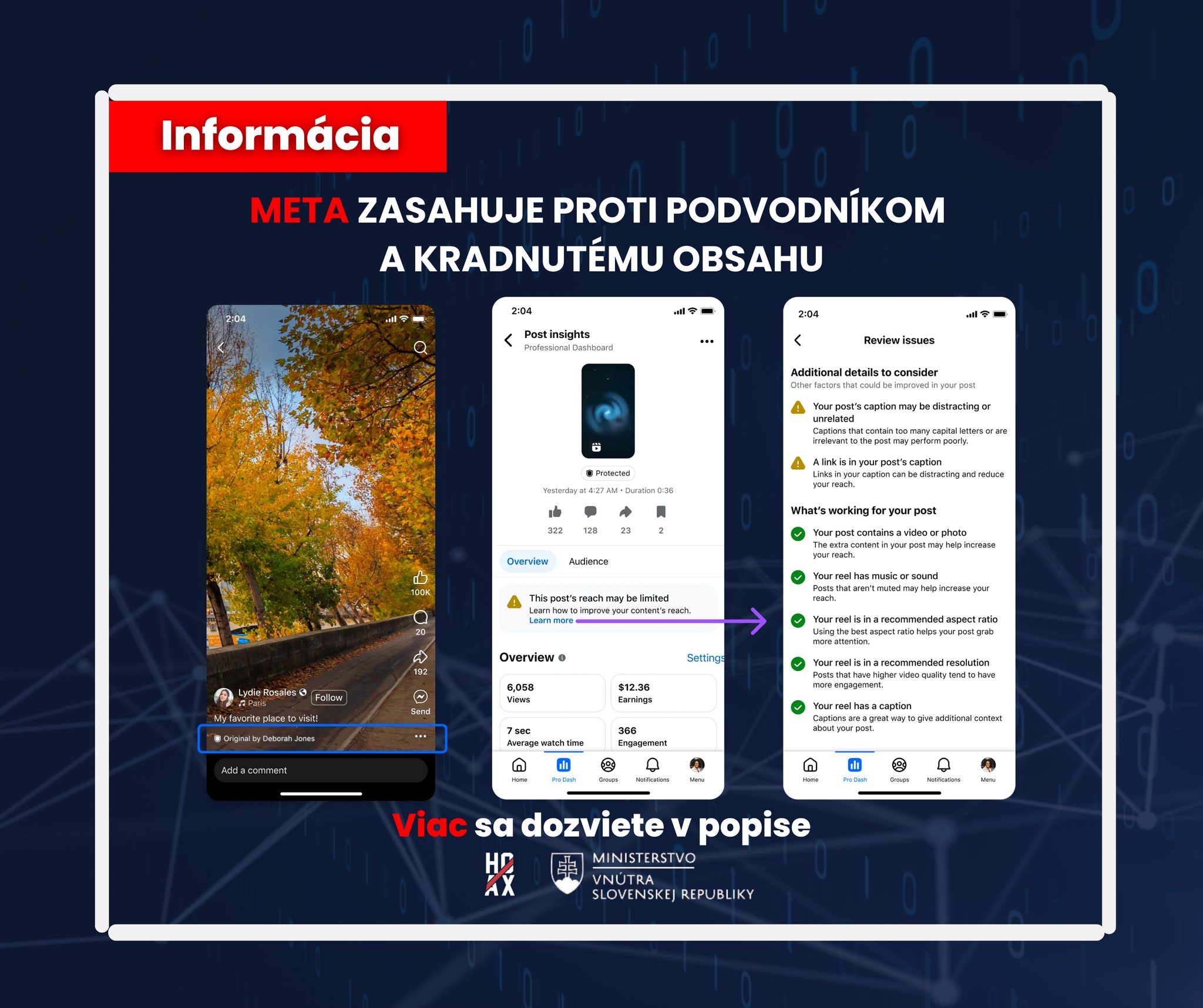 Meta, Facebook, podvody