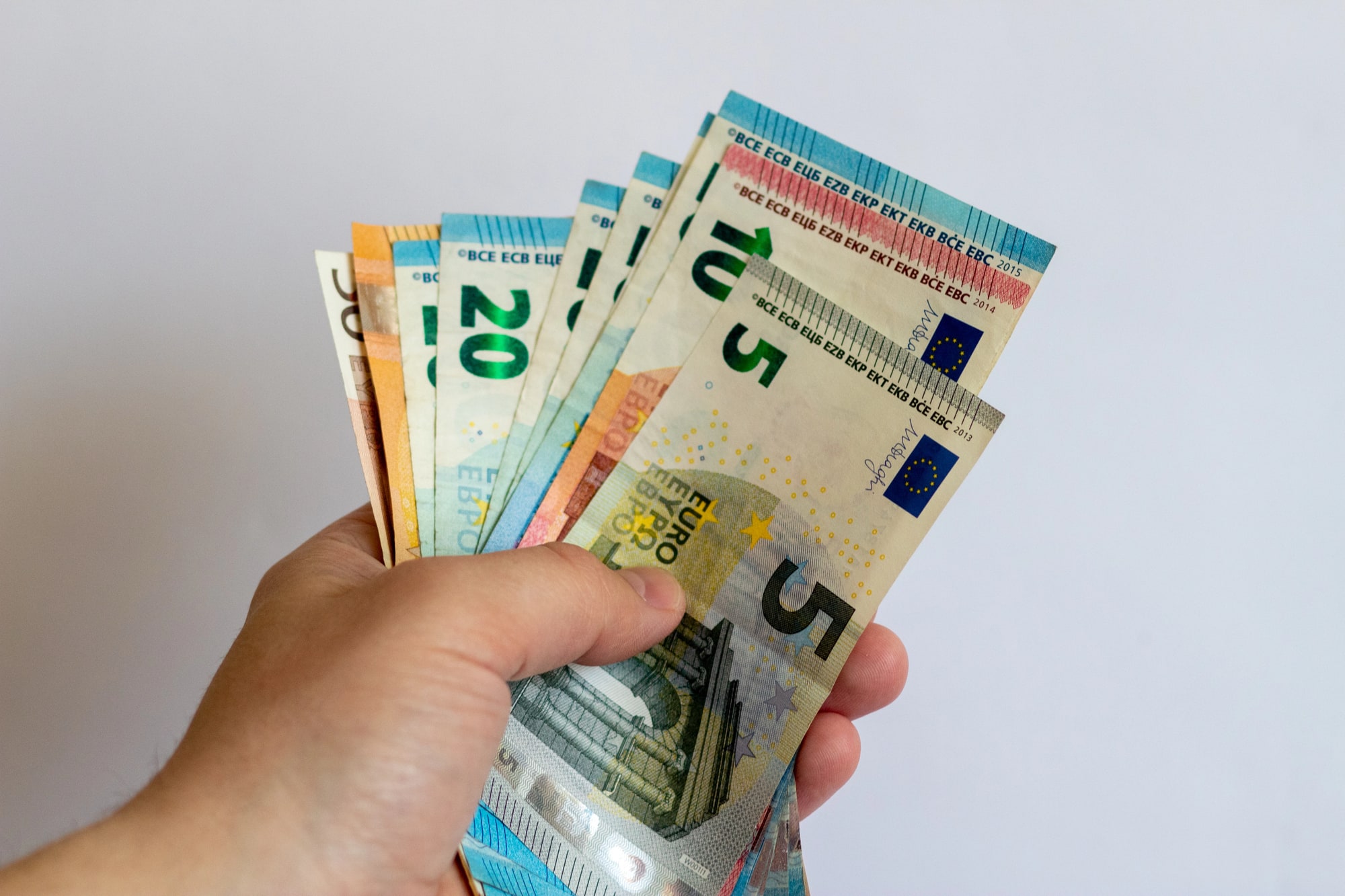Peniaze, bankovky, euro