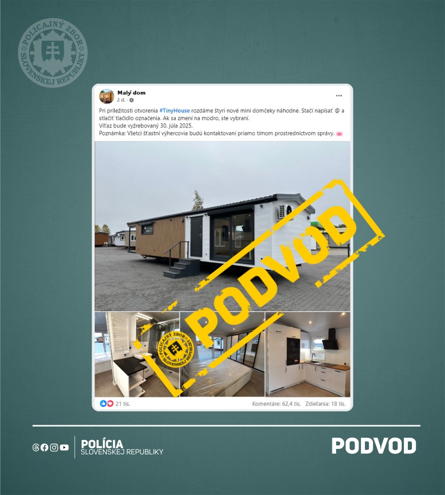 polícia upozorňuje na podovod
