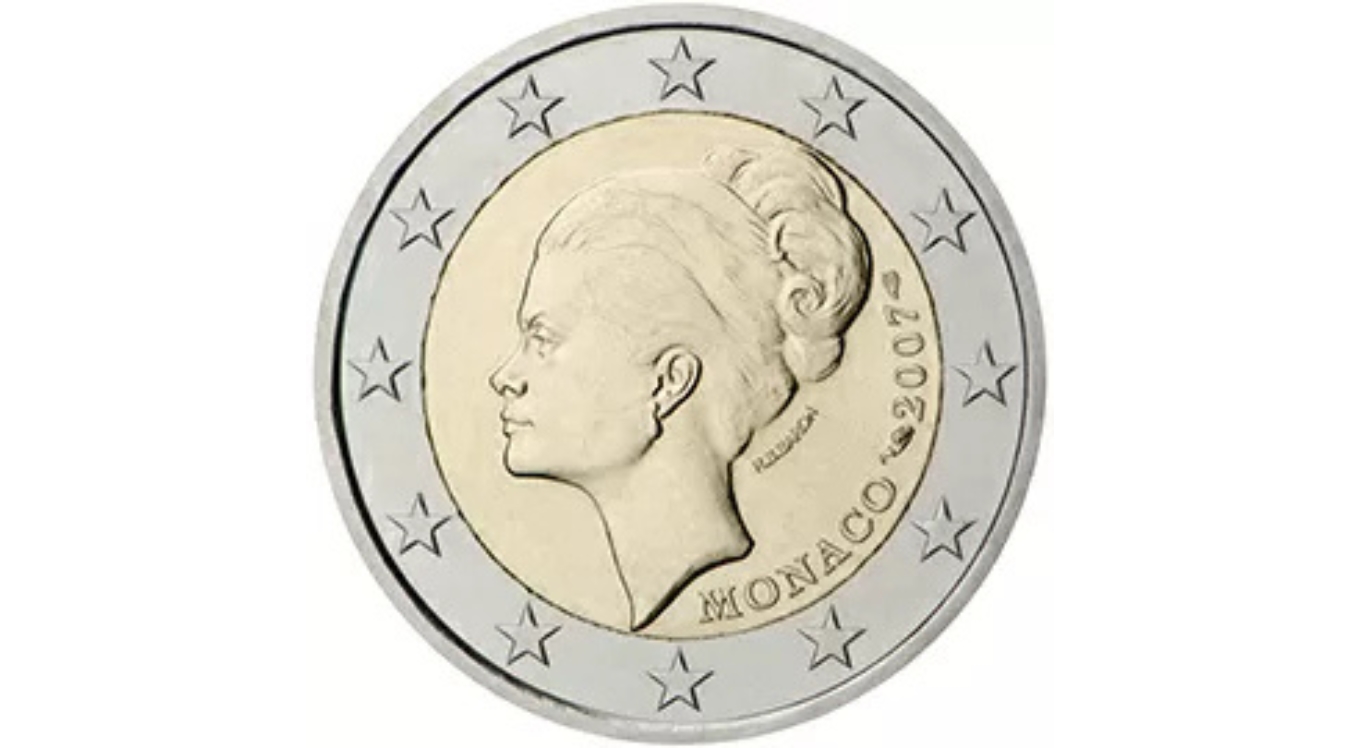 dvojeurová minca, Monako