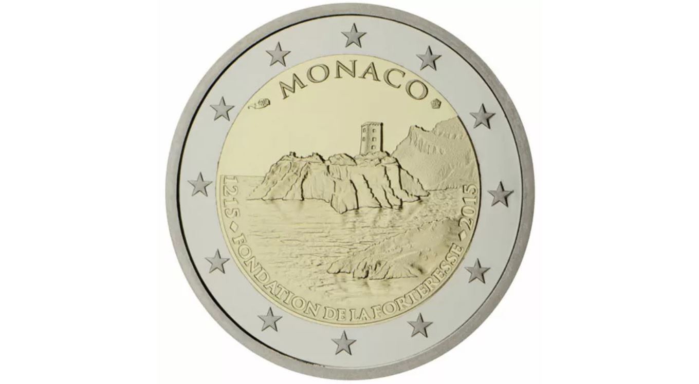 dvojeurová minca, Monako