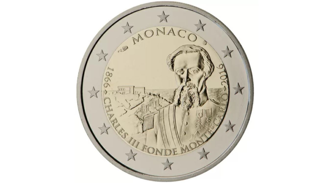 dvojeurová minca, Monako