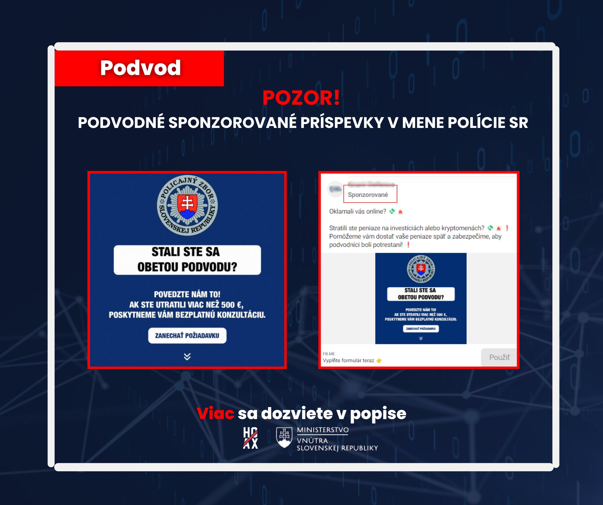 polícia, podvod, facebook