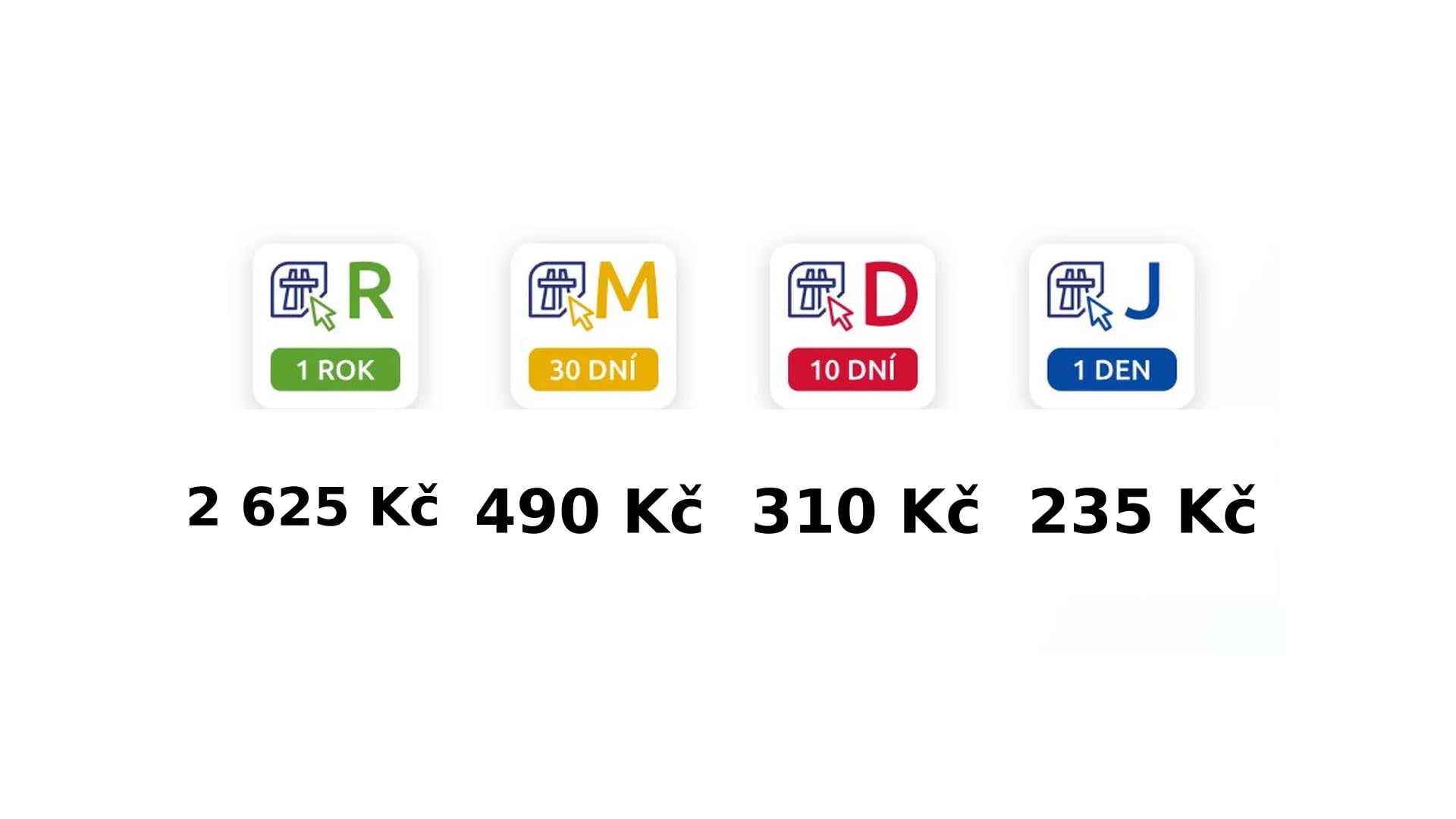 Diaľničná známka Česko 2026