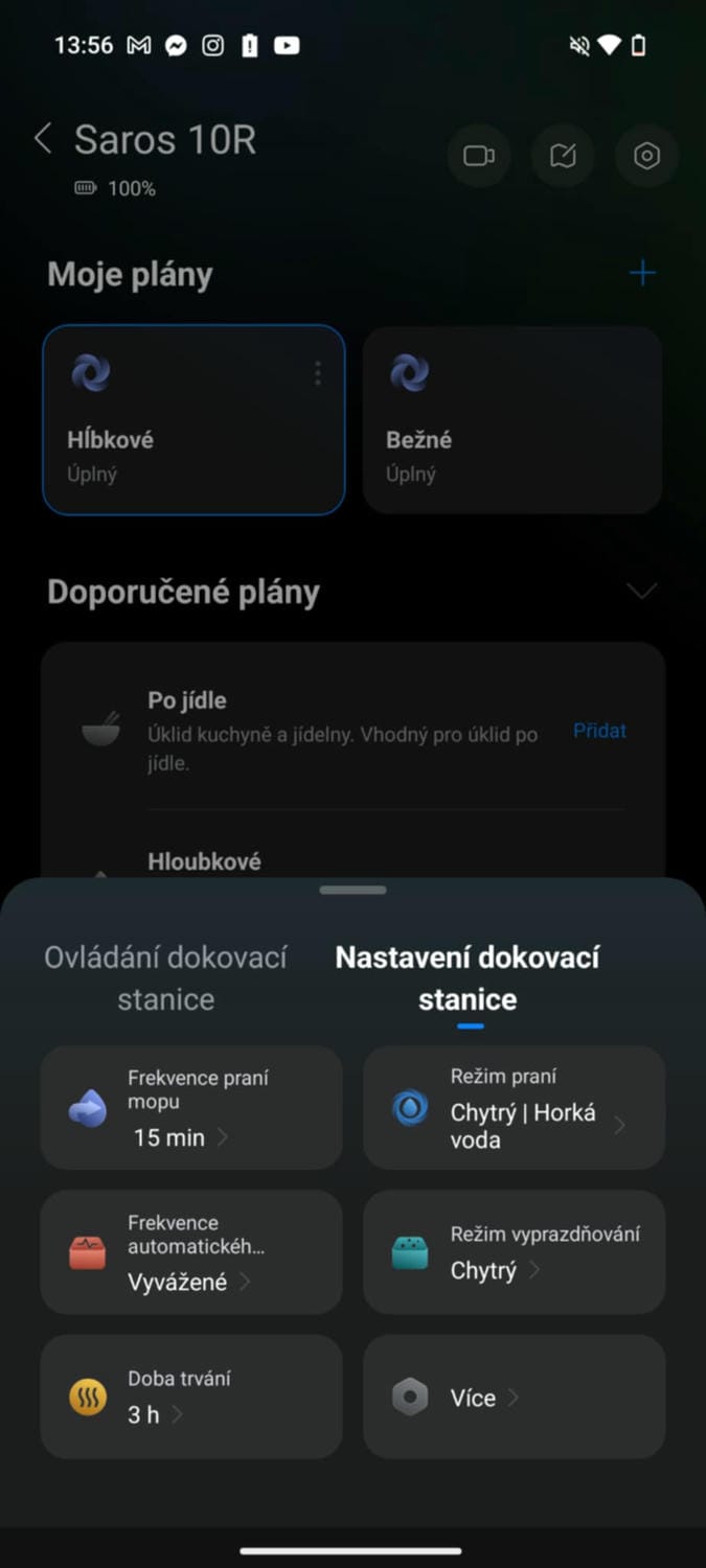 Roborock Saros 10R - aplikácia