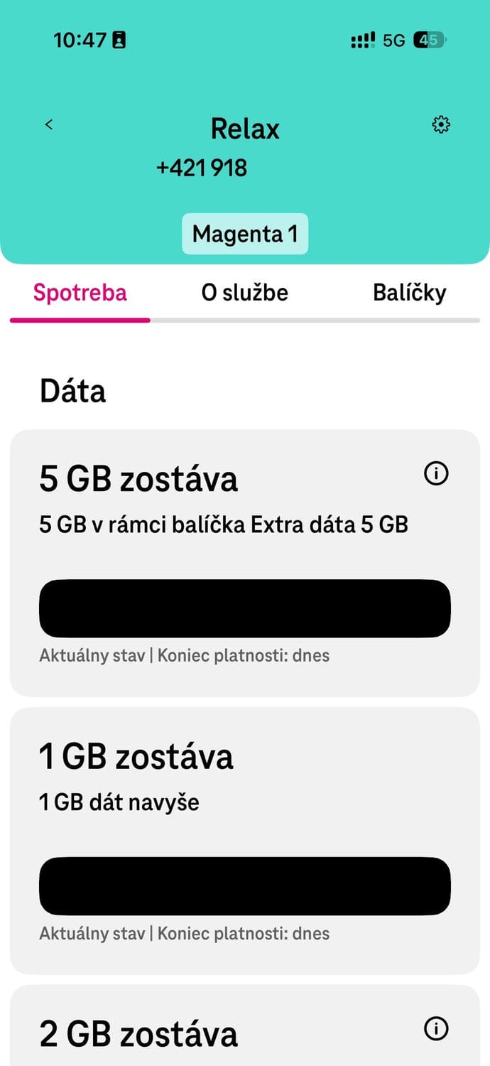 Telekom - nová aplikácia