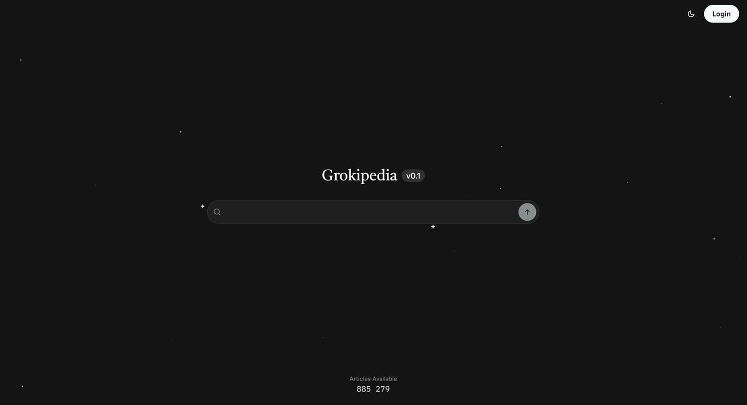 Elon Musk spustil Grokipedia.com