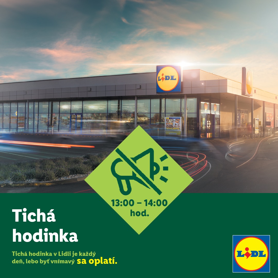 Lidl, tichá hodinka