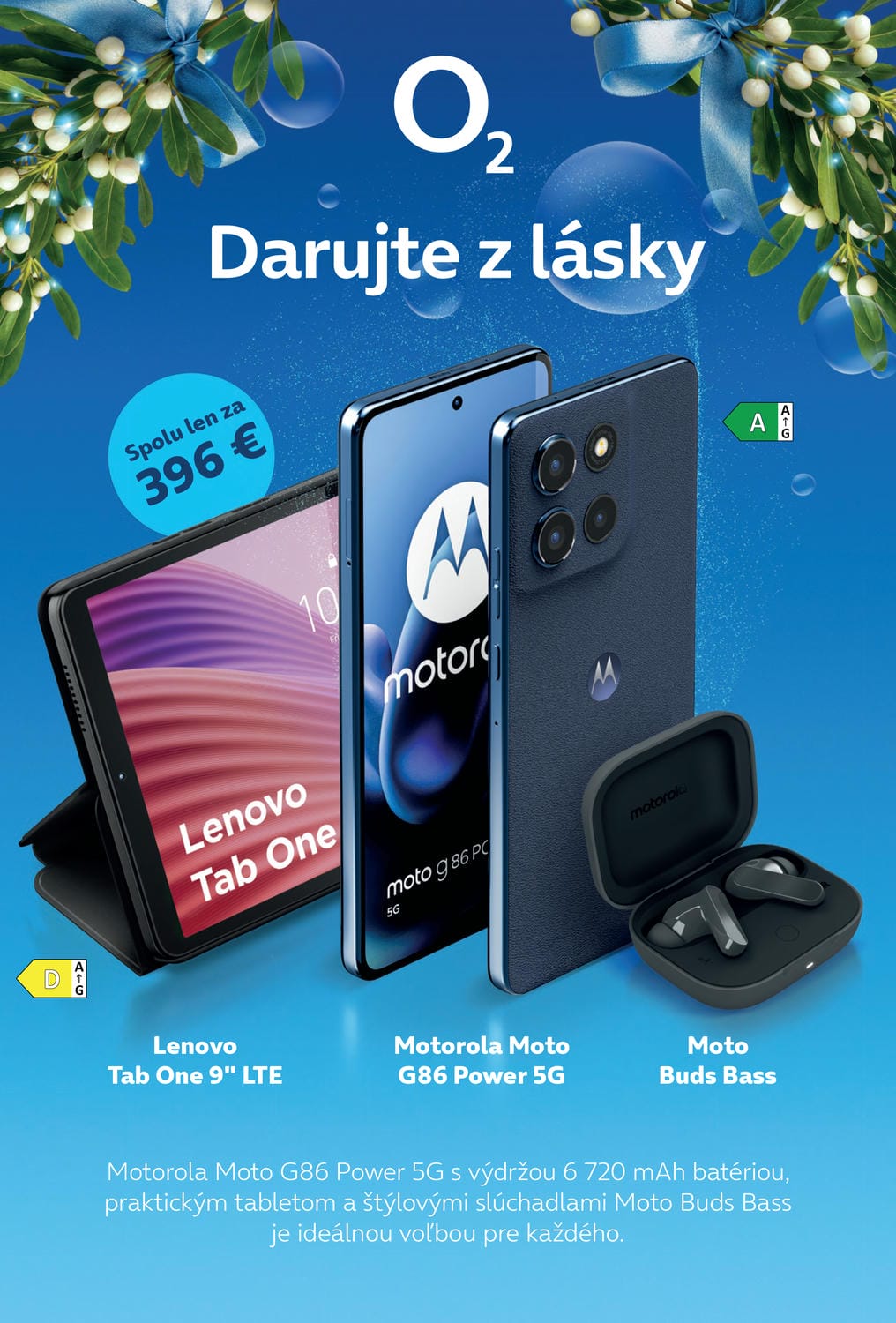 O2, vianočná ponuka