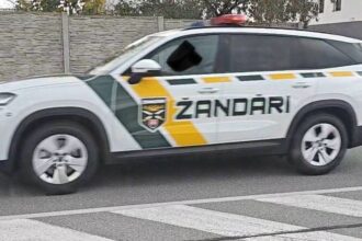 žandári, autá