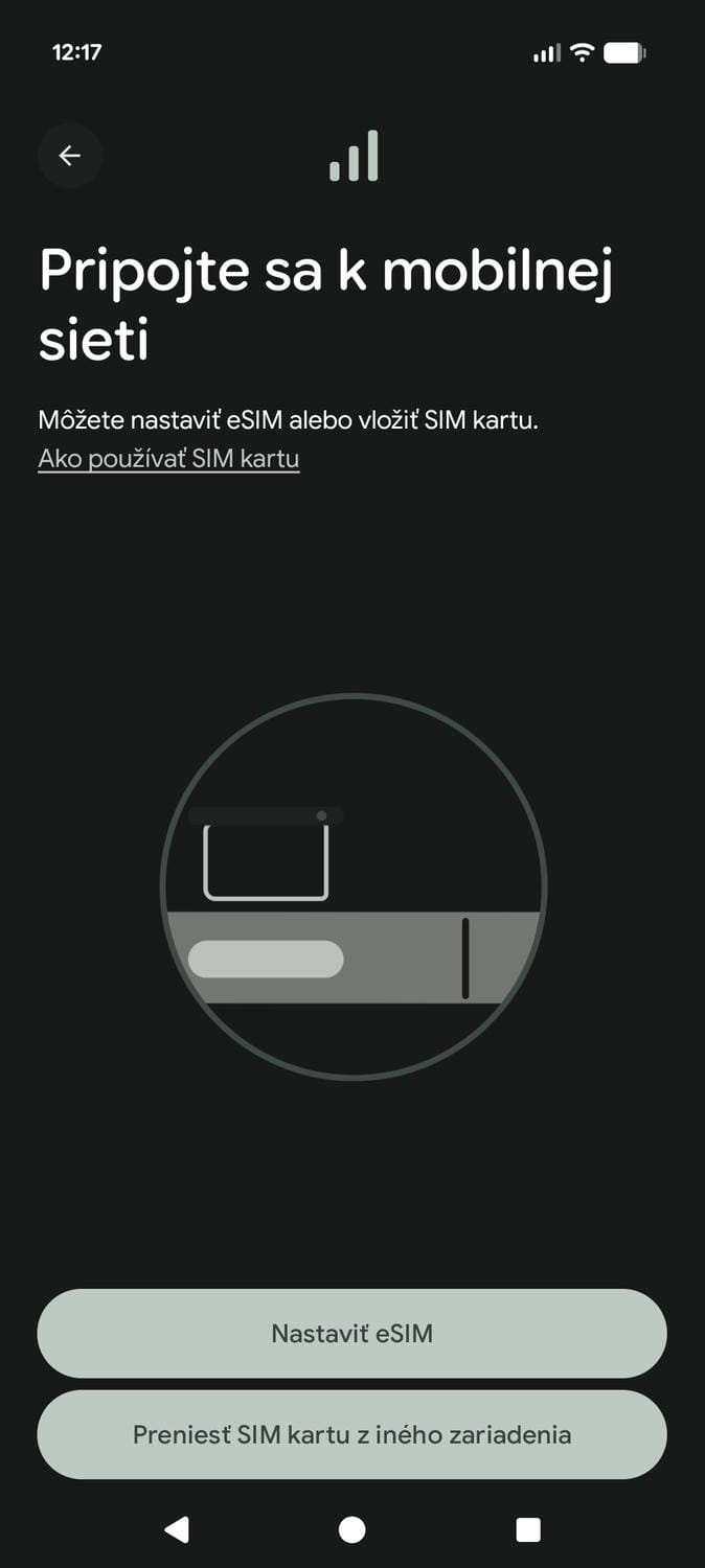 Prenos eSIM v rámci Google Pixel
