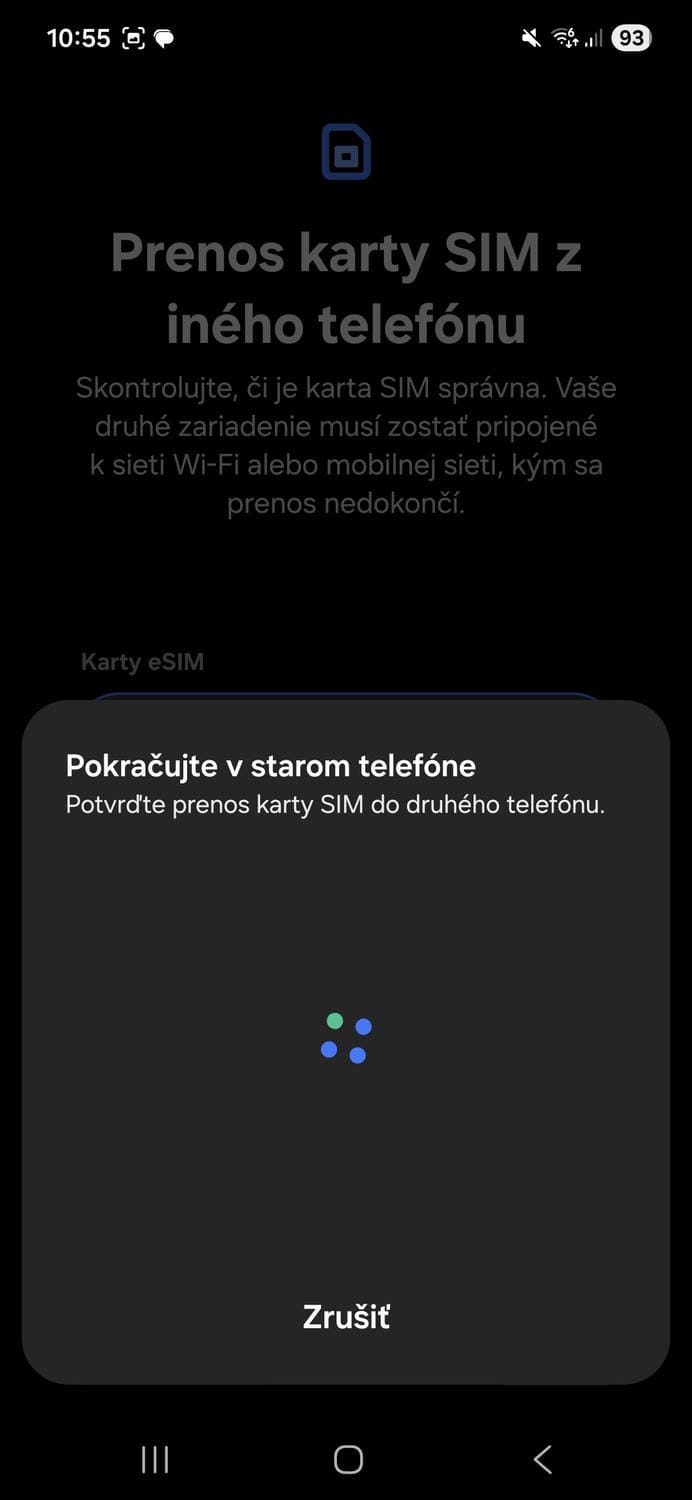 Prenos eSIM v rámci Samsung Galaxy