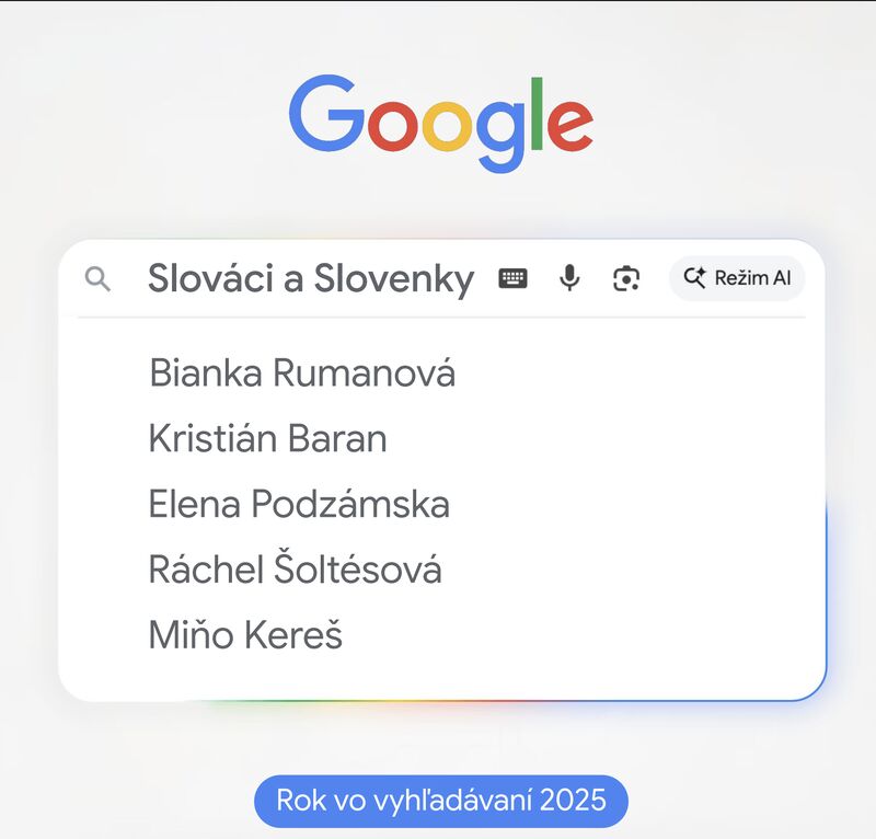 Google, Slováci a Slovenky