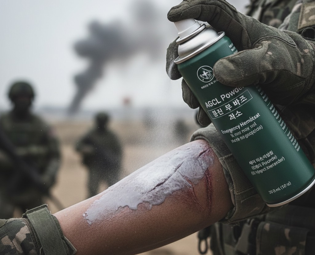 práškový sprej, AGCL