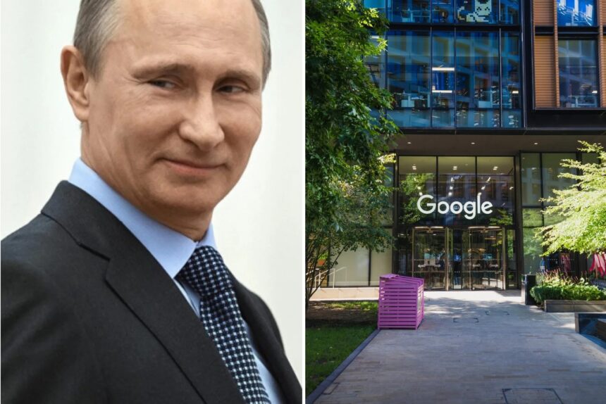 Putin, Google, Rusko