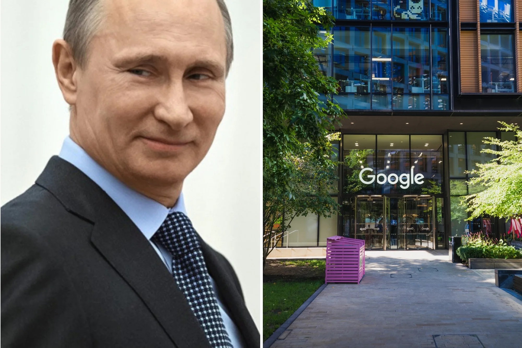 Putin, Google, Rusko