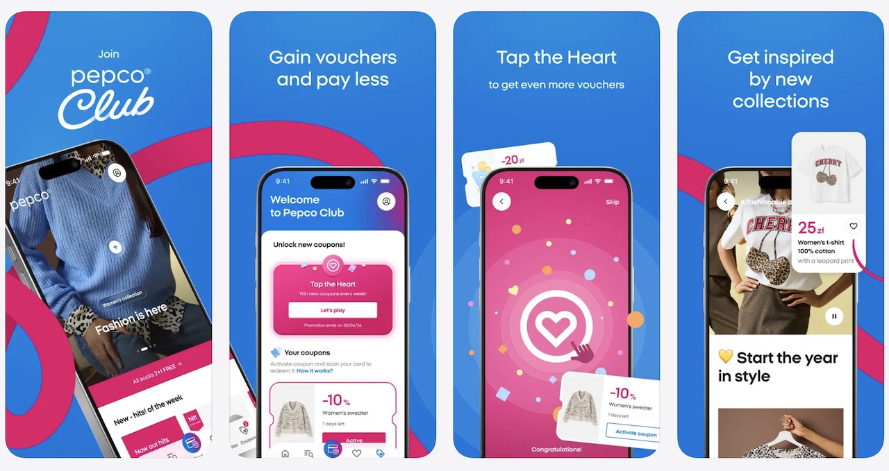 Pepco, mobilná aplikácia