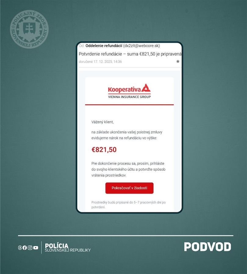 podvodníci, falošné e-maily