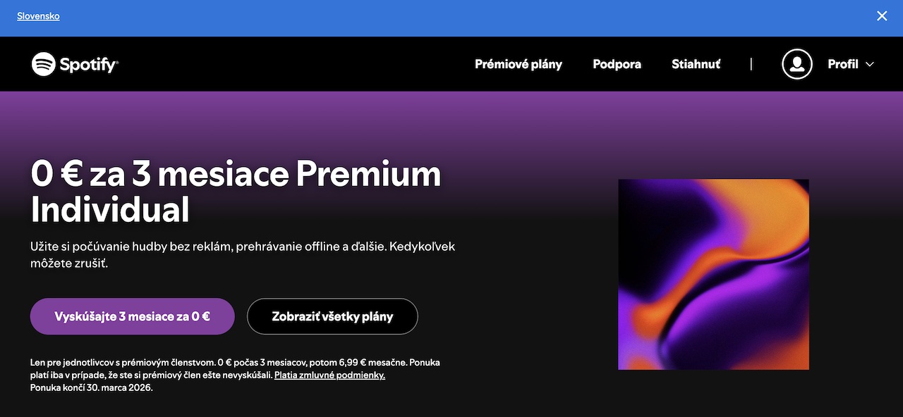 Spotify Premium, promo