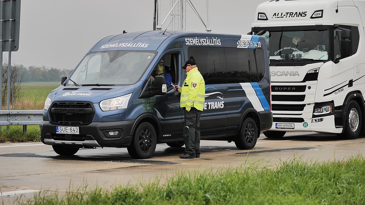 tachograf, polícia, hliadka, kontrola