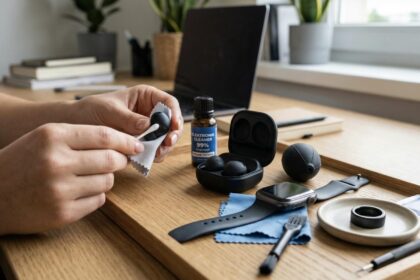 Čistenie slúchadiel, hodiniek, prsteňa