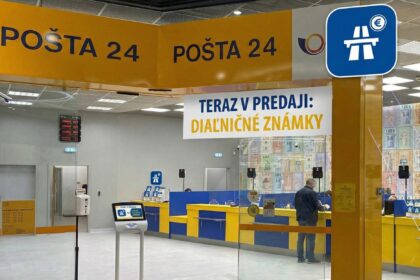 Diaľničná známka, pošta