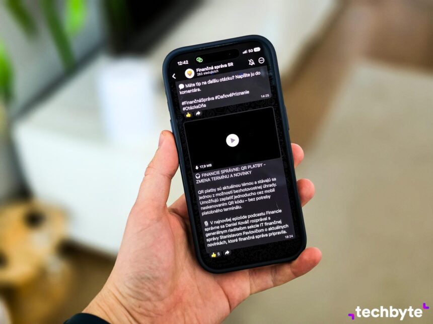 Finančná správa, WhatsApp kanál