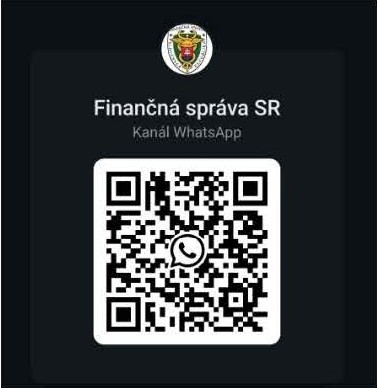 Finančná správa, WhatsApp kanál
